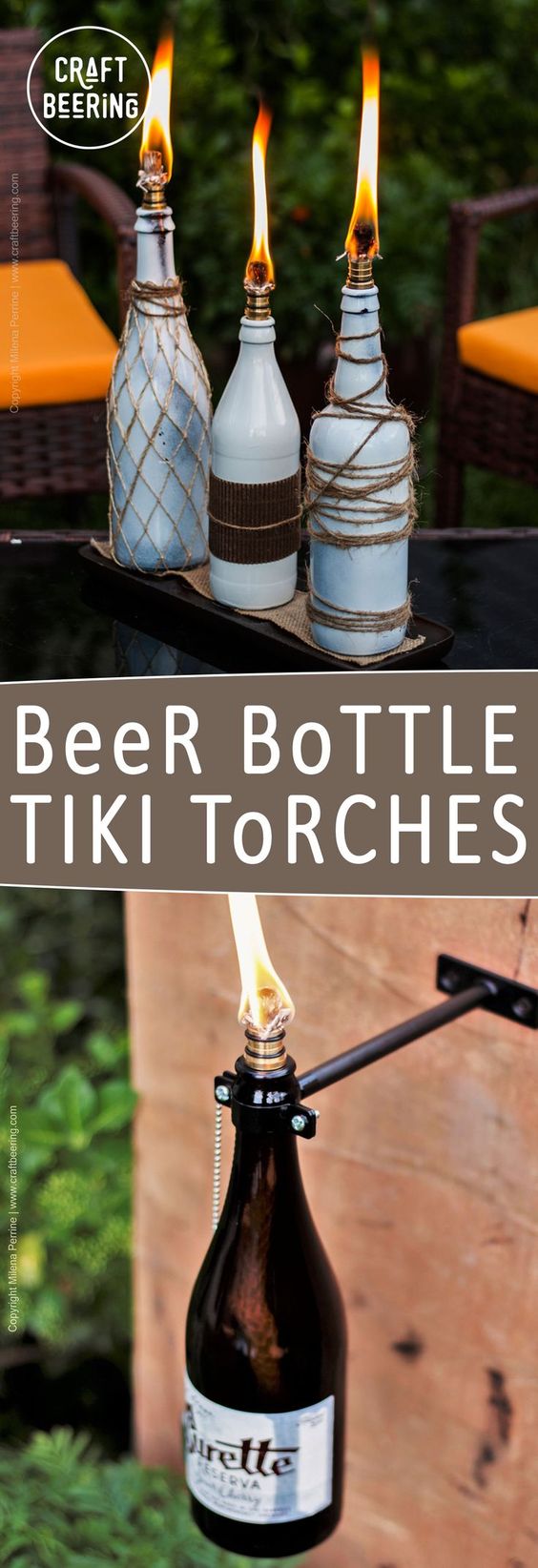 26 Clever Beer Bottle Craft Tutorials & Ideas