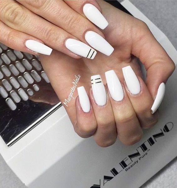 74 Stunning Short White Acrylic Nail Designs to Inspire You