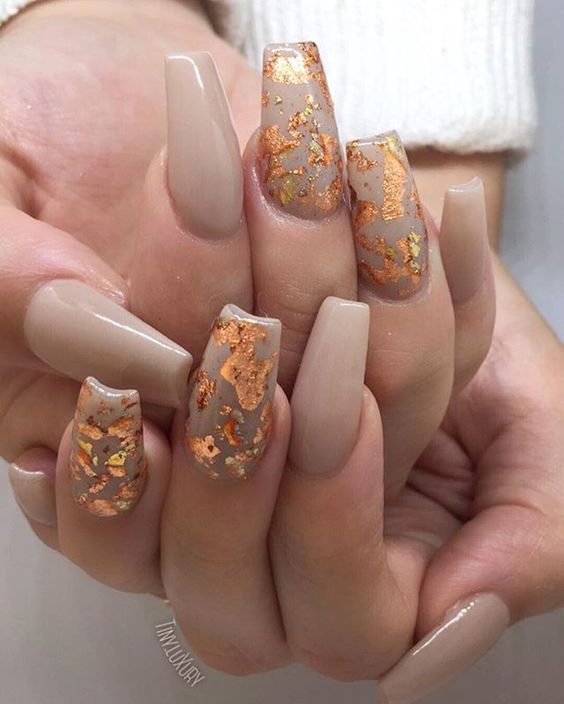 65 Gorgeous Foil Nail Art Designs