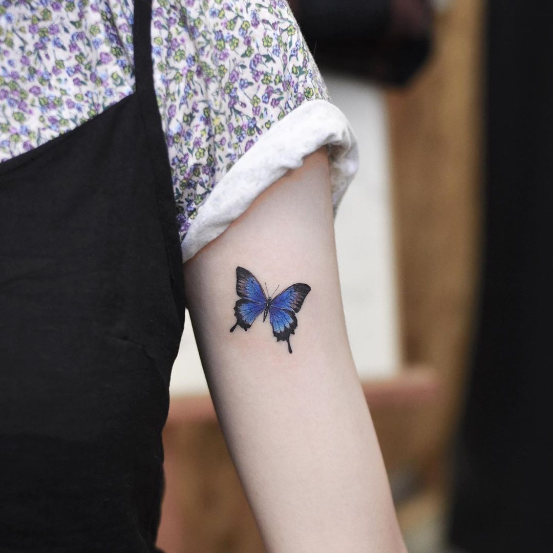 45 Adorable Butterfly Tattoos For Women