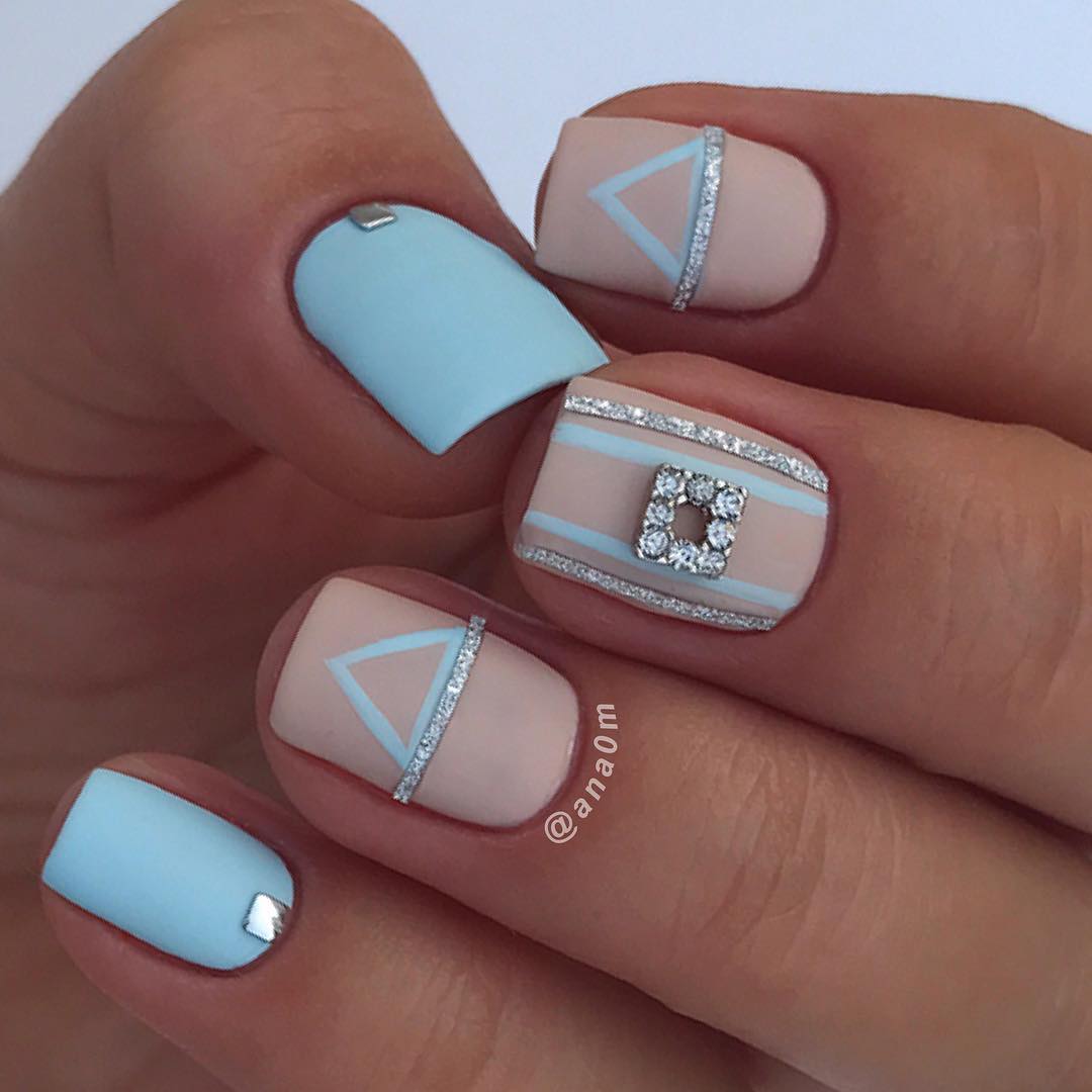 50 Pretty Square nail Art Designs