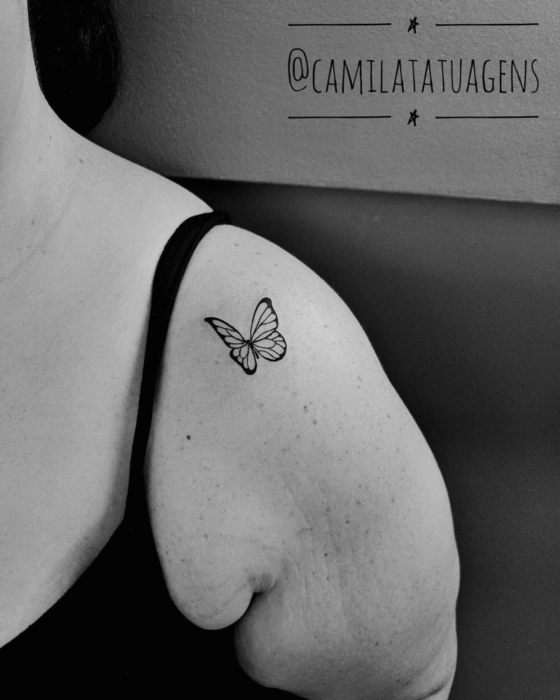 45 Adorable Butterfly Tattoos For Women
