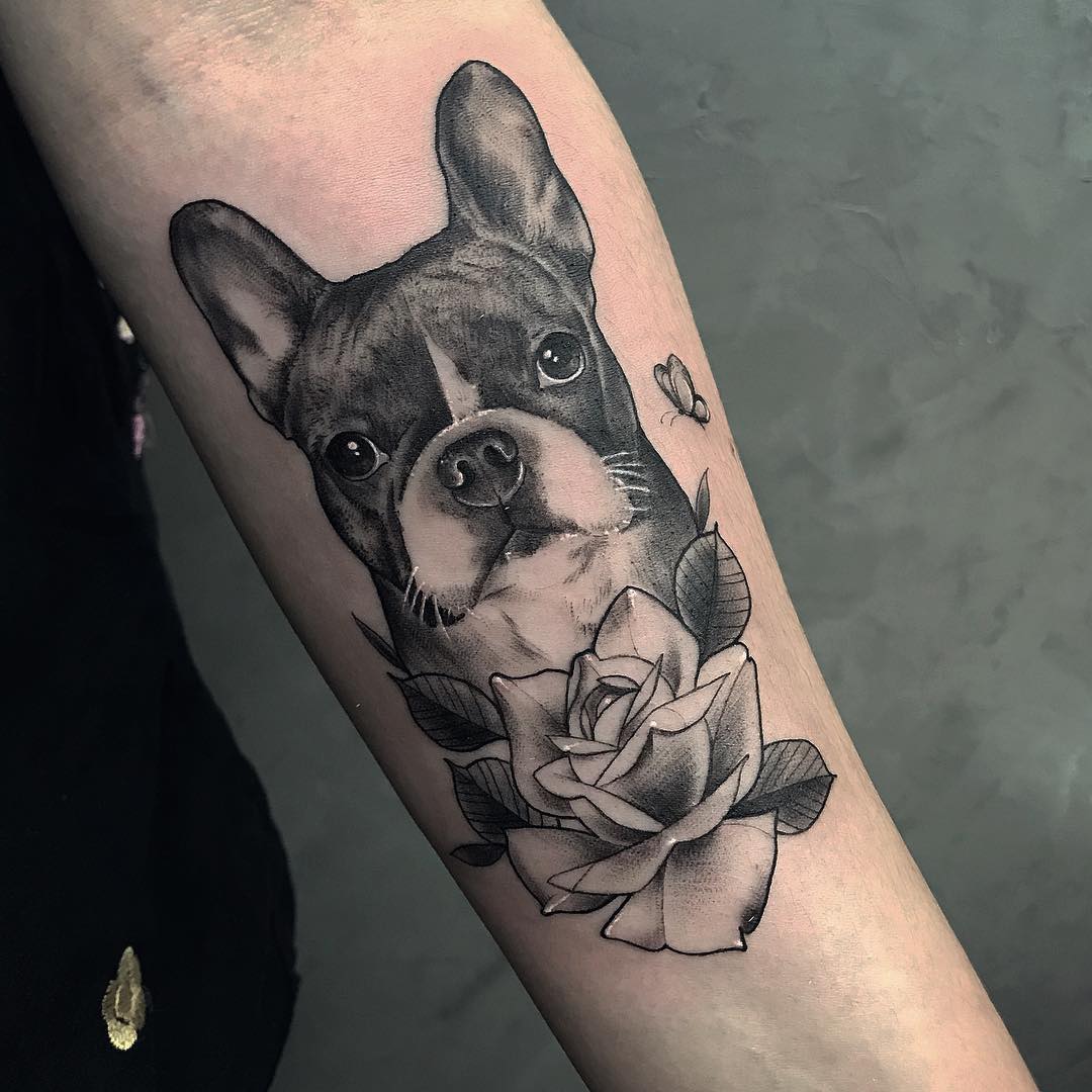 50 Cute Dog Tattoos For Women