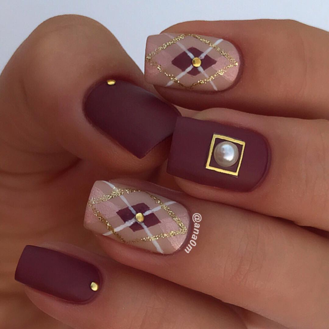 50 Pretty Square nail Art Designs