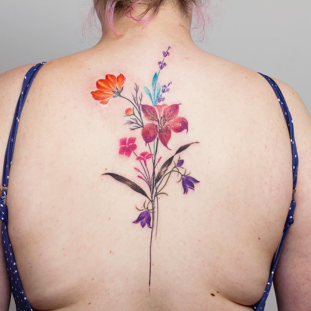 70 Gorgeous Flower Tattoos Designs For Women