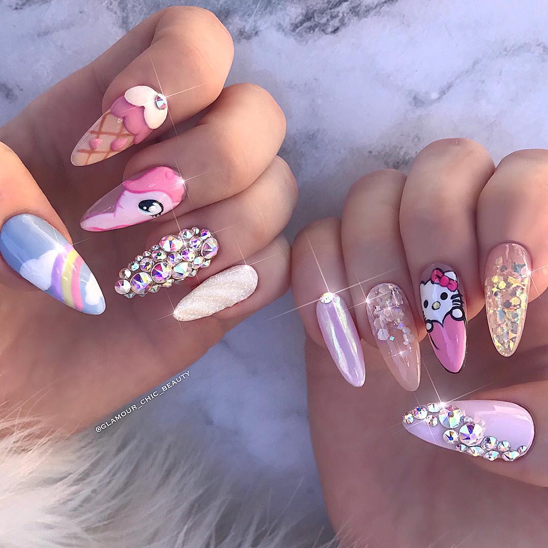 56 Best Unicorn Nail Designs and Ideas