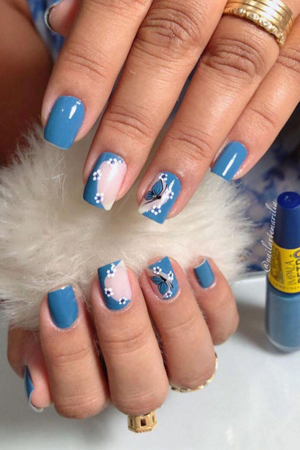50 Pretty Butterfly Nail Art Designs You Will Love