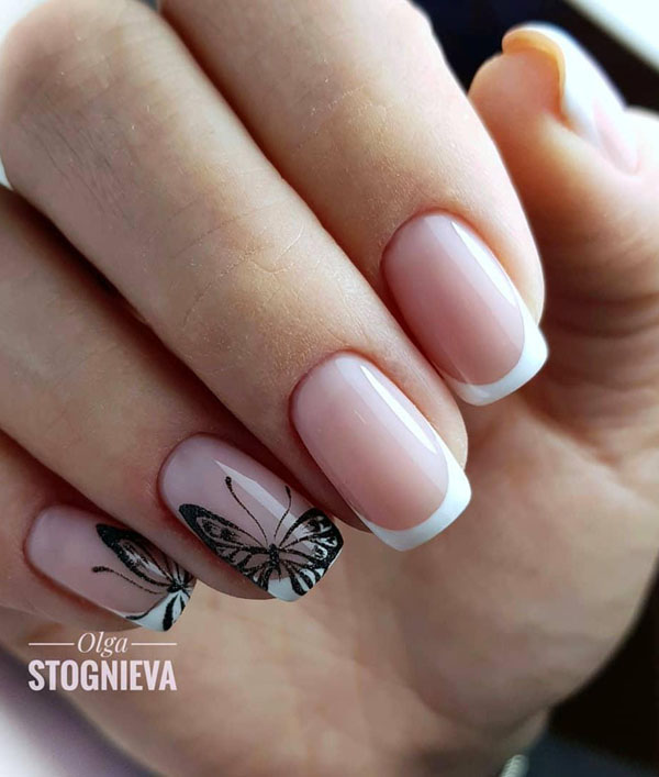 50 Pretty Butterfly Nail Art Designs You Will Love