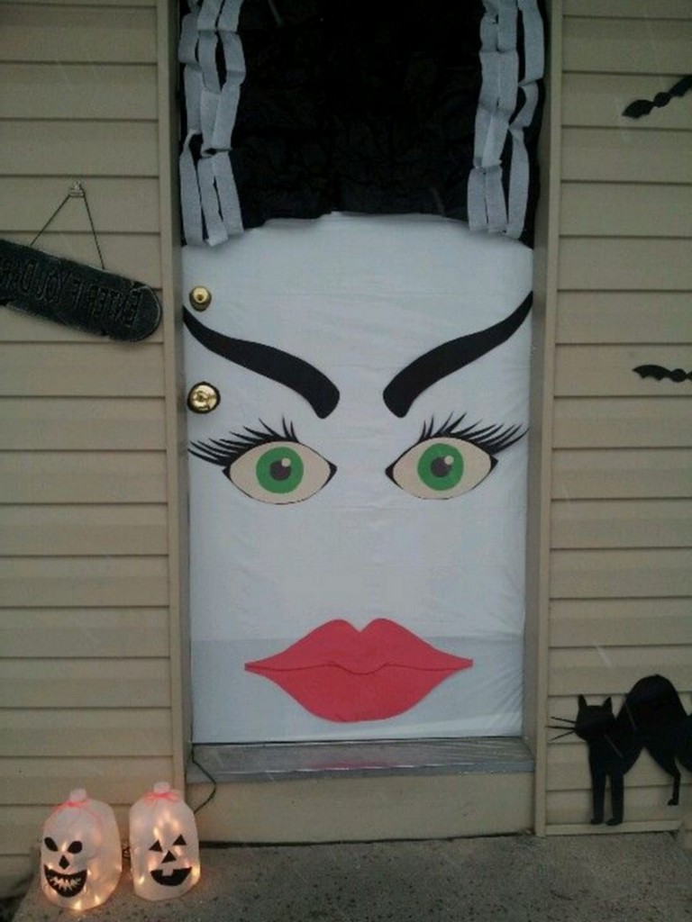 30 Awesome DIY Halloween Door Decorations To Get Inspired