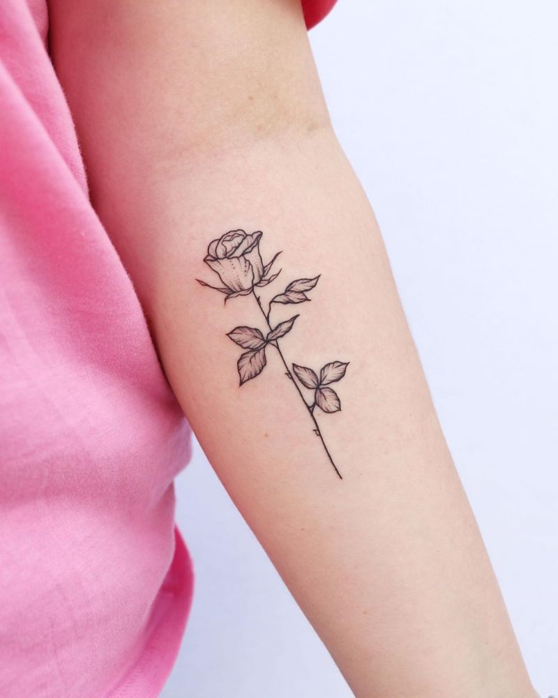 45 Beautiful Rose Tattoos For Women