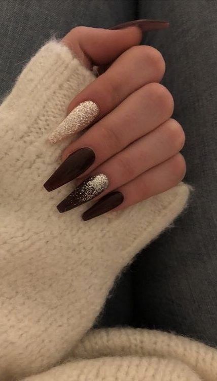 40 Awesome Acrylic Nail Designs for Winter 2020 | Xuzinuo | Page 4