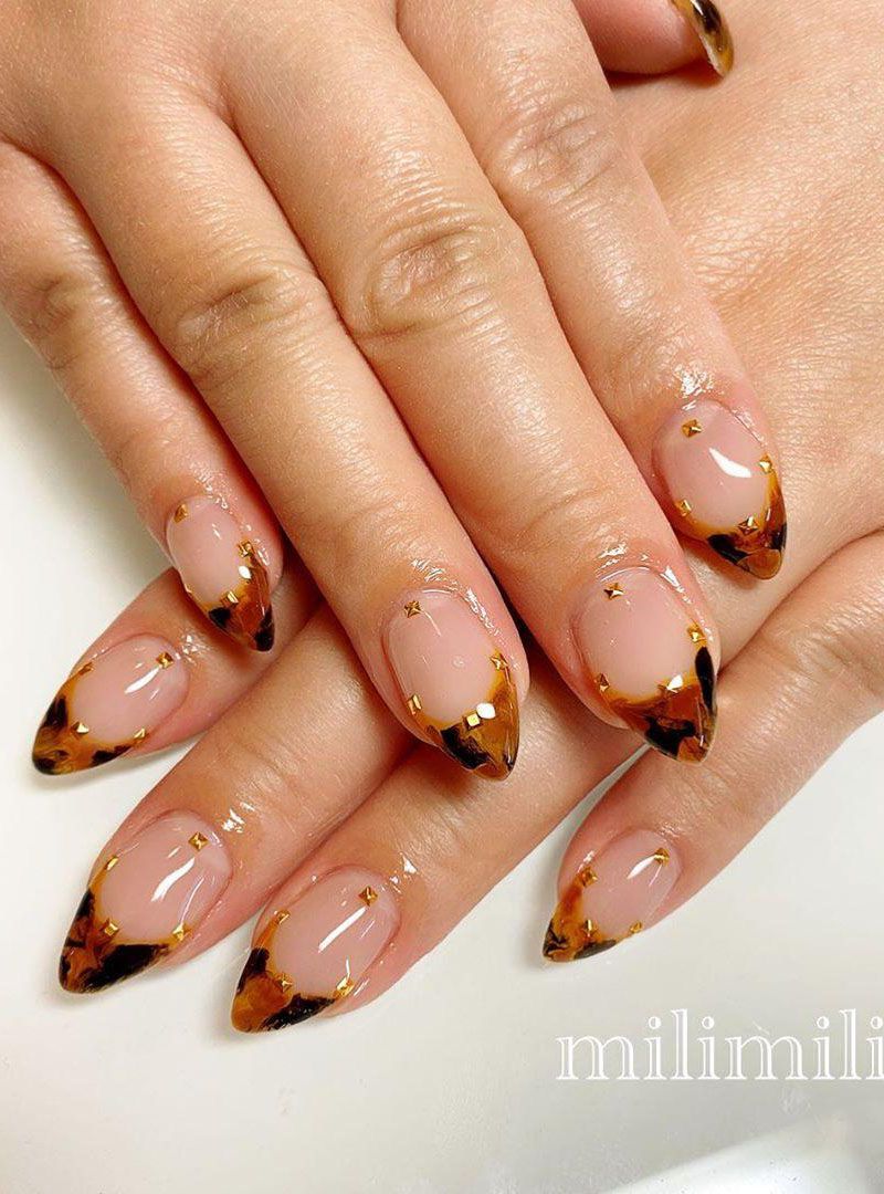 55 Elegant Tortoise shell nails To Inspire You