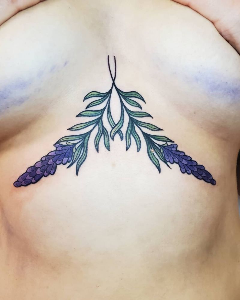 30 Pretty Lavender Tattoos You Must Try