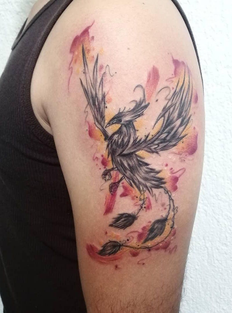30 Pretty Phoenix Tattoos to Inspire You