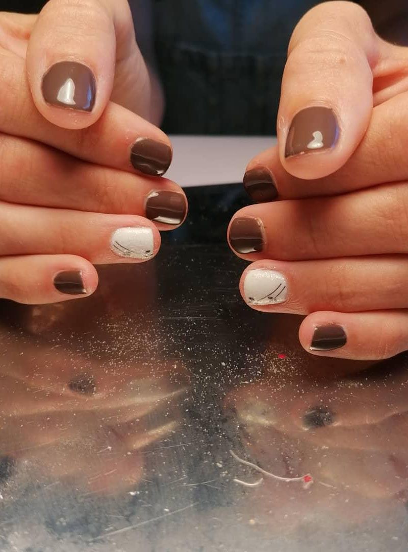 30 Trendy Chocolate Acrylic Nails Make You Sweet Forever