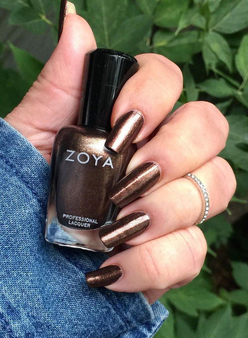30 Trendy Chocolate Acrylic Nails Make You Sweet Forever