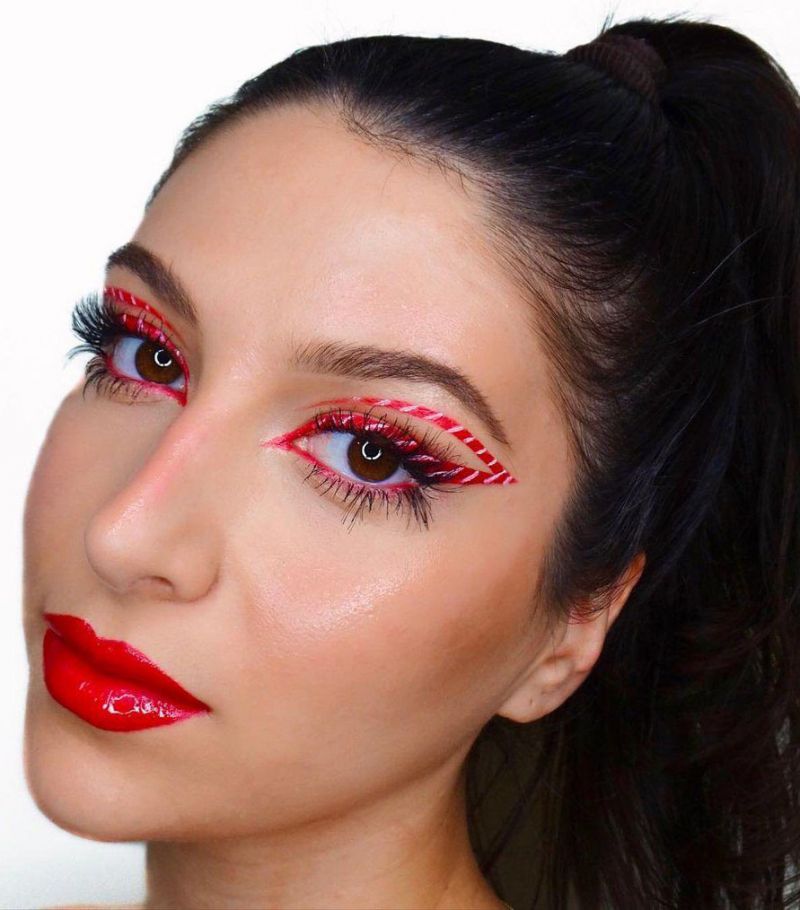 30 Attractive Christmas Makeup Looks For Holiday