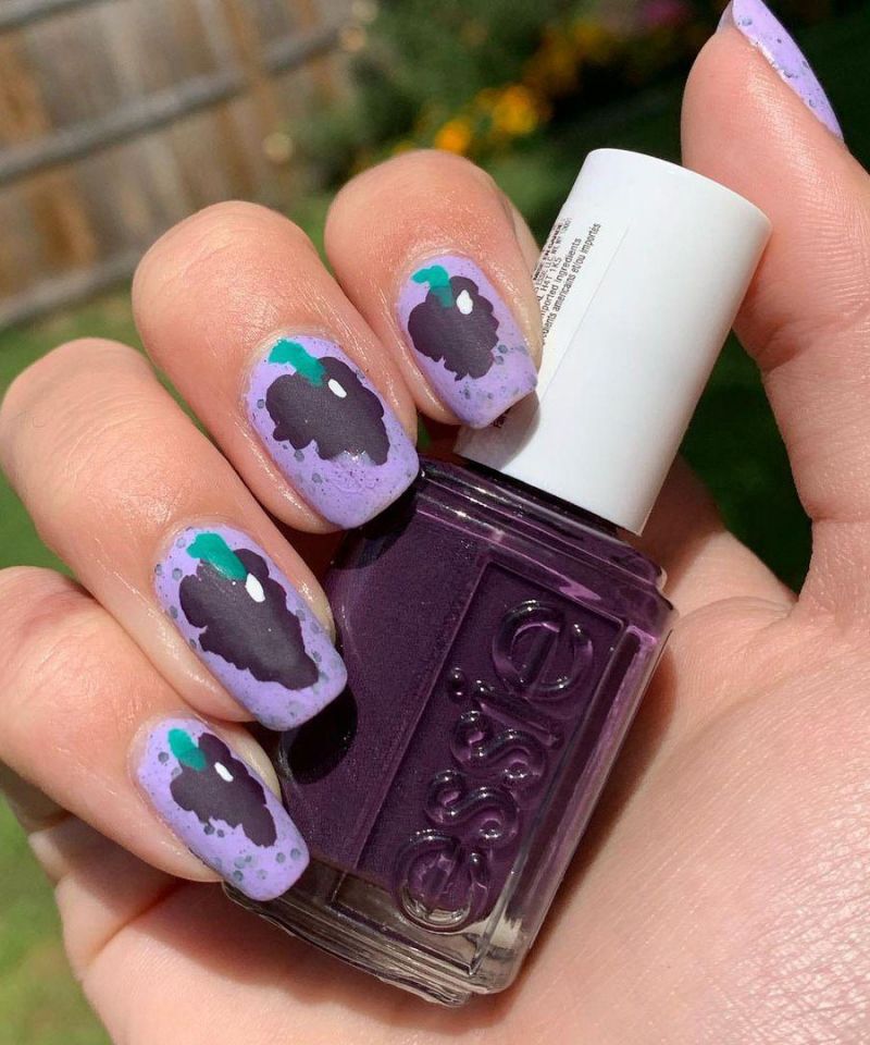 30 Trendy Grape Nail Art Designs You Need to Try