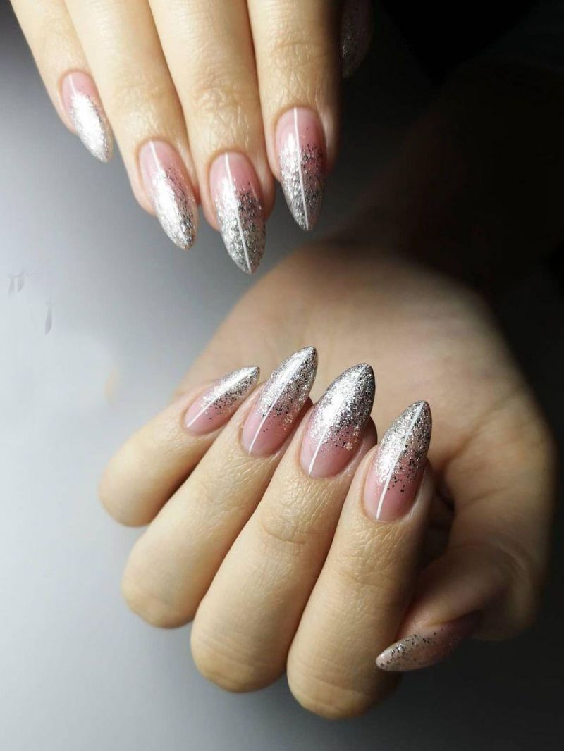 30 Lovely Silver Nails to Fall In Love With