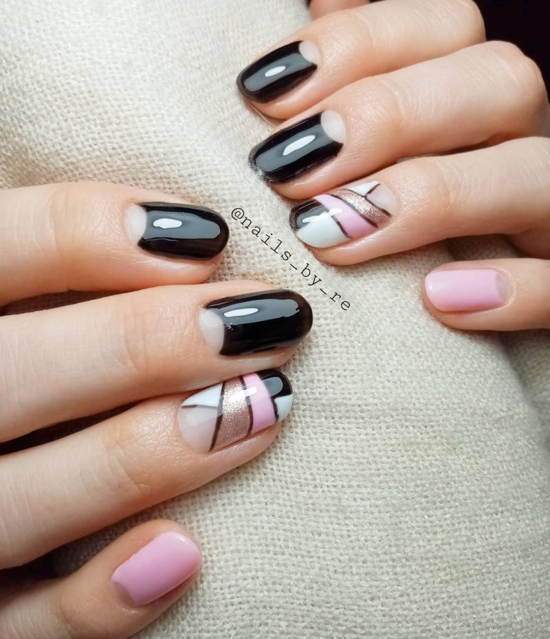 30 Trendy Geometric Nail Art Designs to Try Right Now