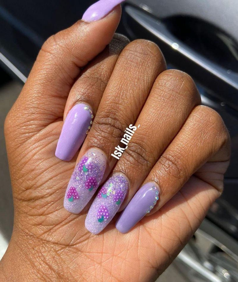 30 Trendy Grape Nail Art Designs You Need to Try, Xuzinuo