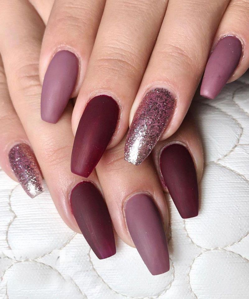 30 Trendy Burgundy Nails Make You Attractive