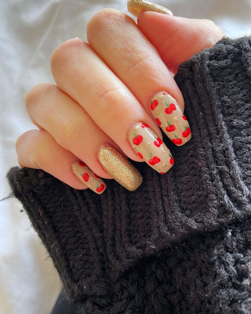 30 Pretty Apple Nail Art Designs You Should Try