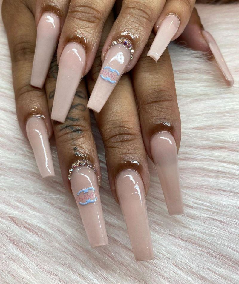 Chanel “ nail art design - K Nails & Beauty Bar