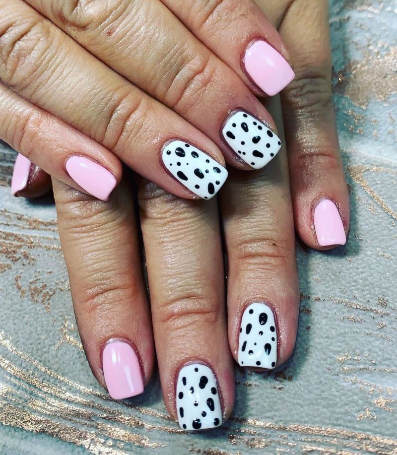 30 Trendy Dalmatian Nail Art Designs to Make You Attractive