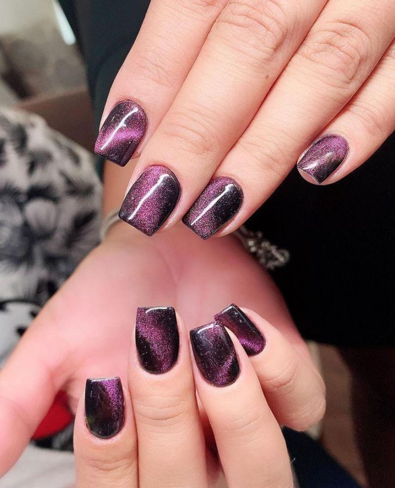 30 Stylish Cat Eye Nail Art Designs You Will Love