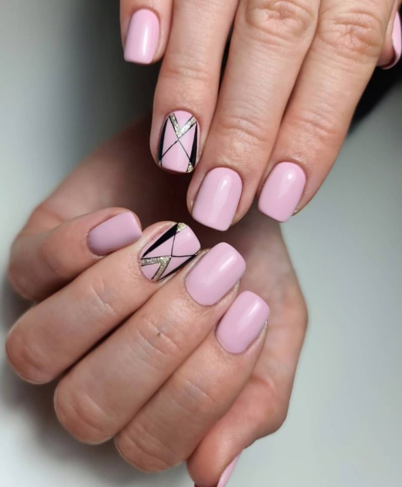 30 Trendy Geometric Nail Art Designs to Try Right Now