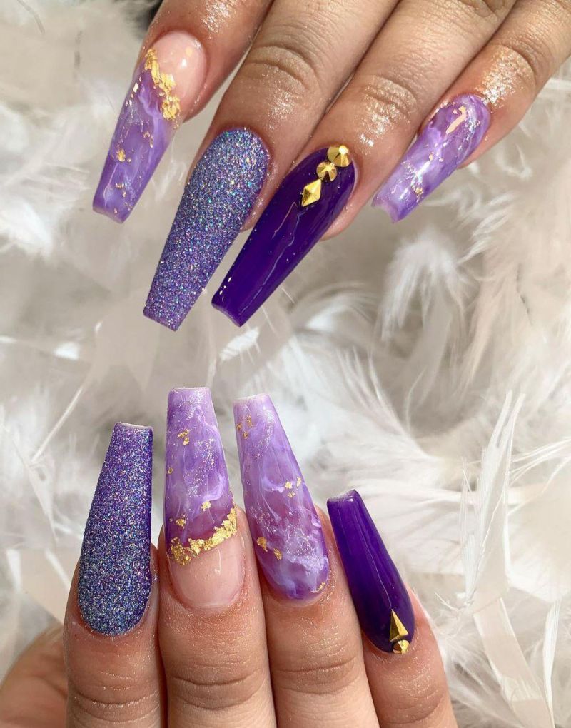 30 Pretty Amethyst Nails You Will Love