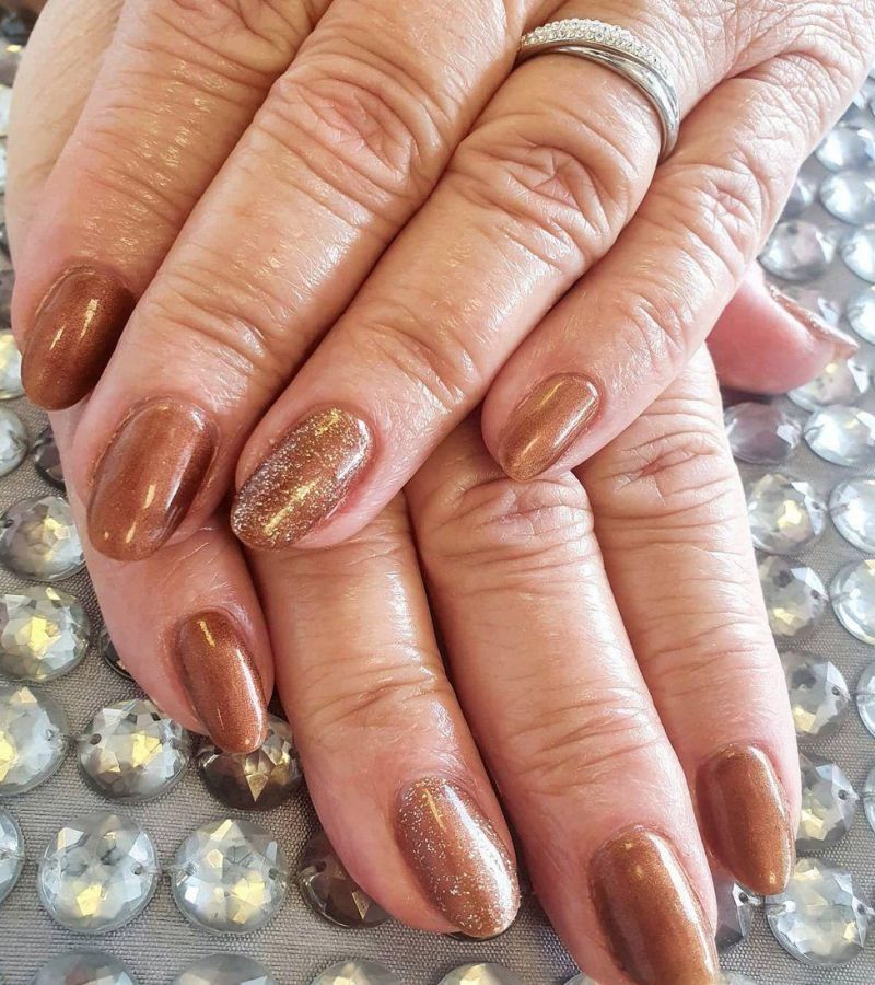 30 Gorgeous Bronze Nails To Inspire You