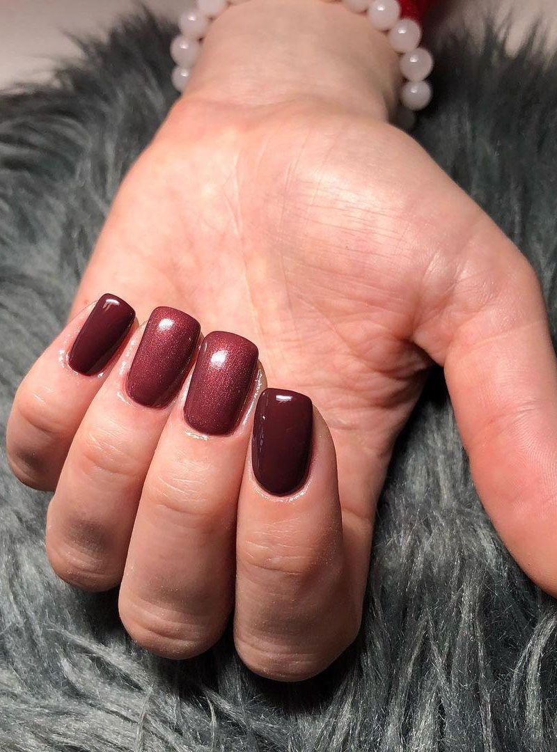 30 Trendy Burgundy Nails Make You Attractive