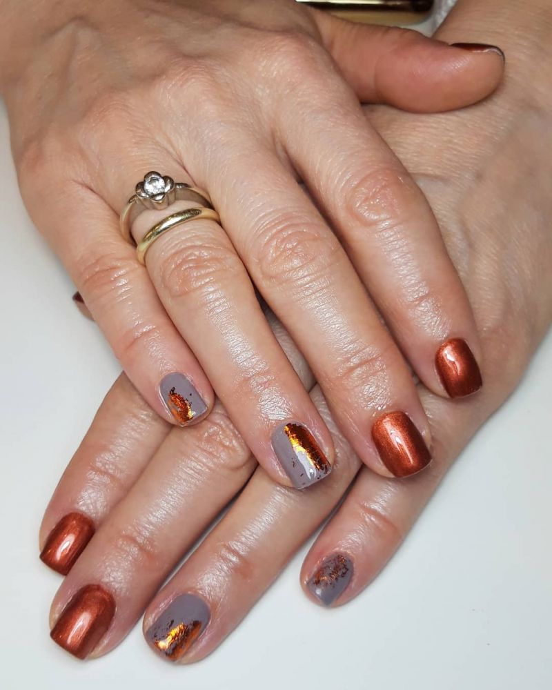 30 Gorgeous Bronze Nails To Inspire You