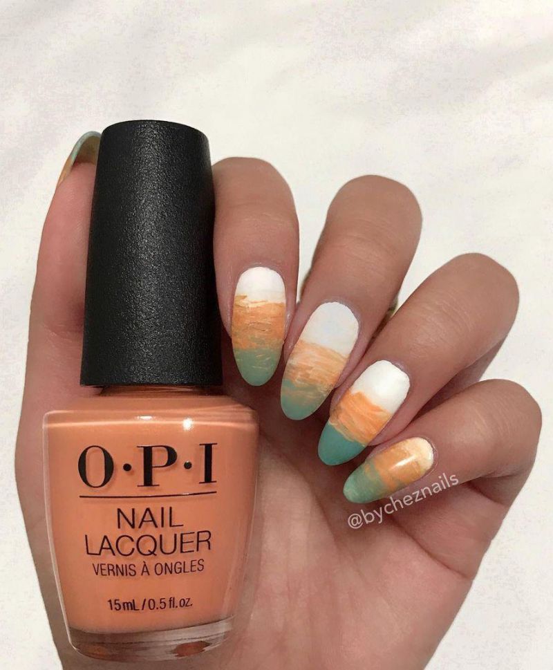 30 Trendy Sunset Nail Art Designs You Will Love