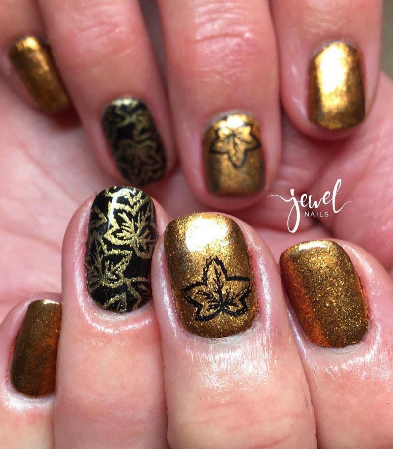 30 Gorgeous Bronze Nails To Inspire You