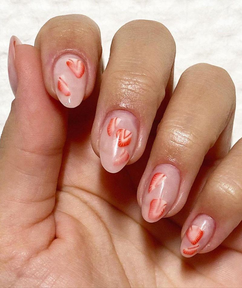 30 Trendy Strawberry Nails You Will Love