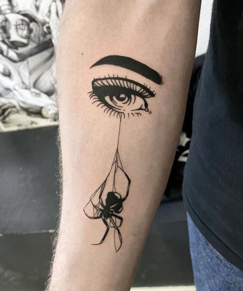 30 Great Spider Tattoos Bring You Good Luck