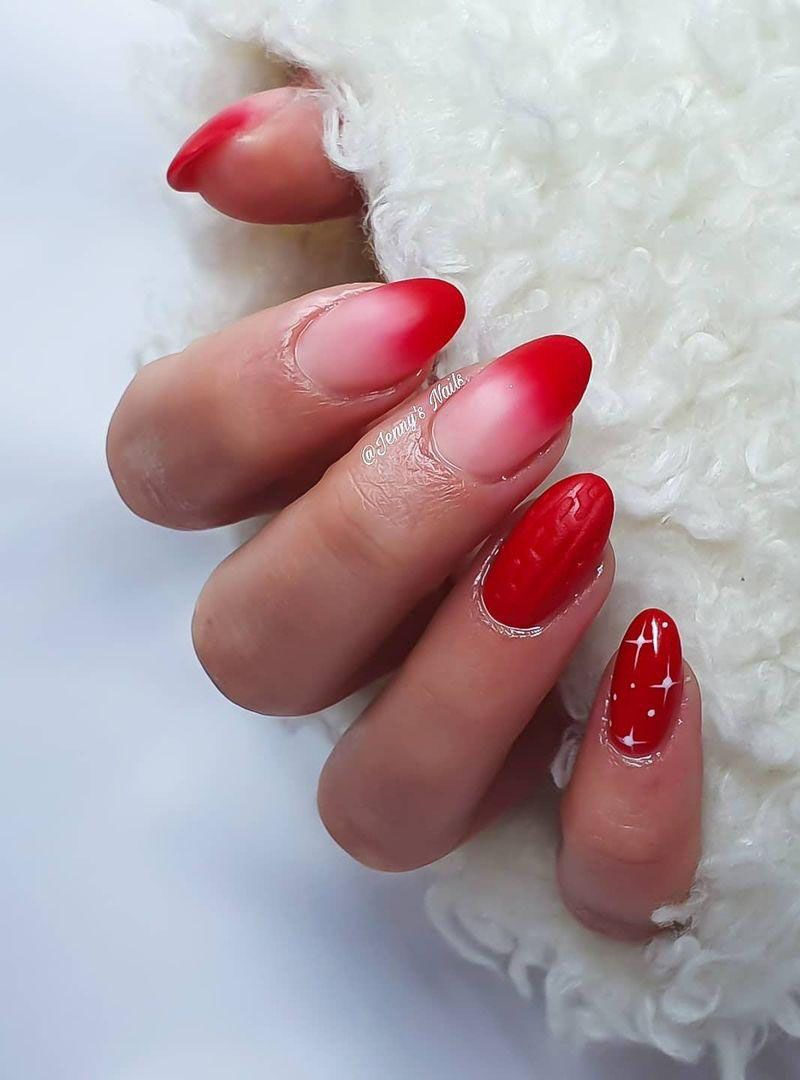 30 Trendy Red Ombre Nails to Try Right Now