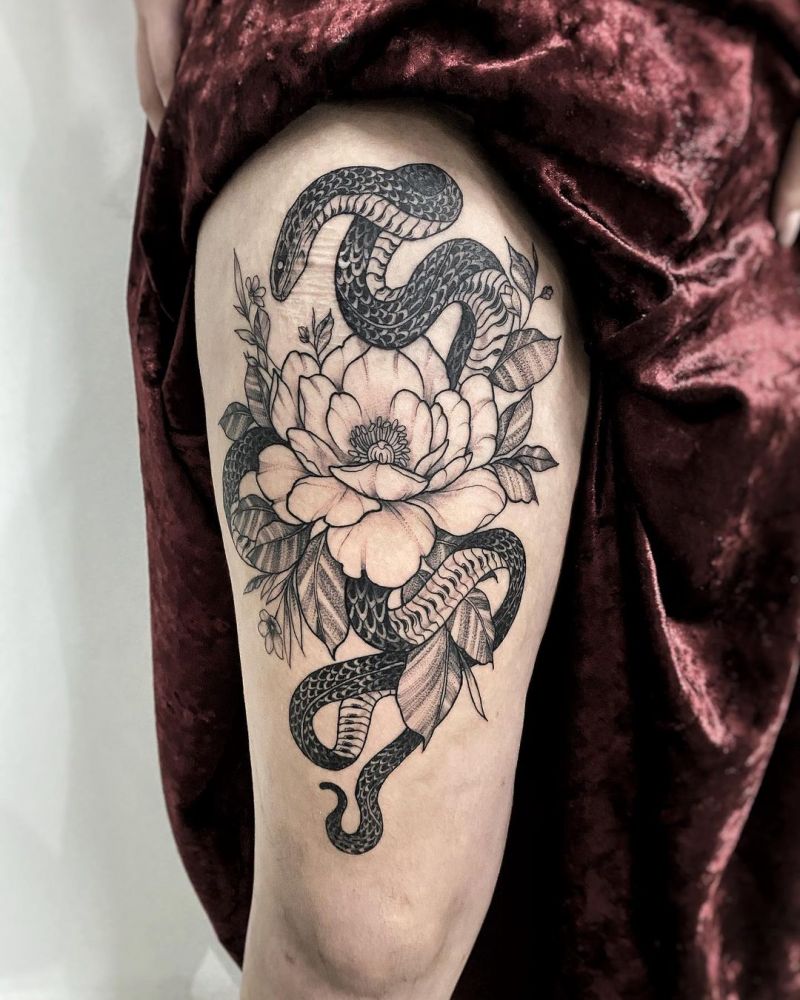 30 Pretty Snake Tattoos You Must Try