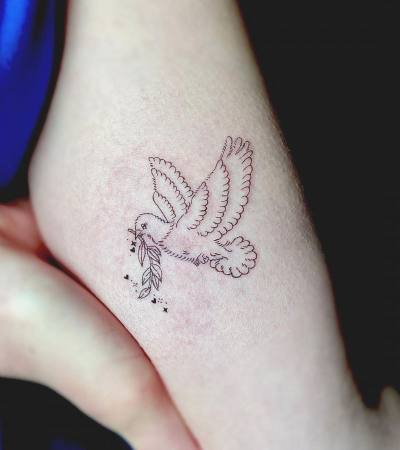 30 Pretty Dove Tattoos to Inspire You