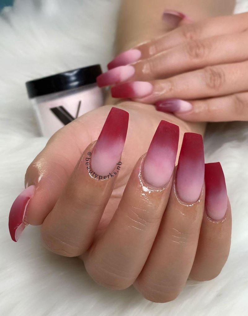 30 Trendy Red Ombre Nails to Try Right Now