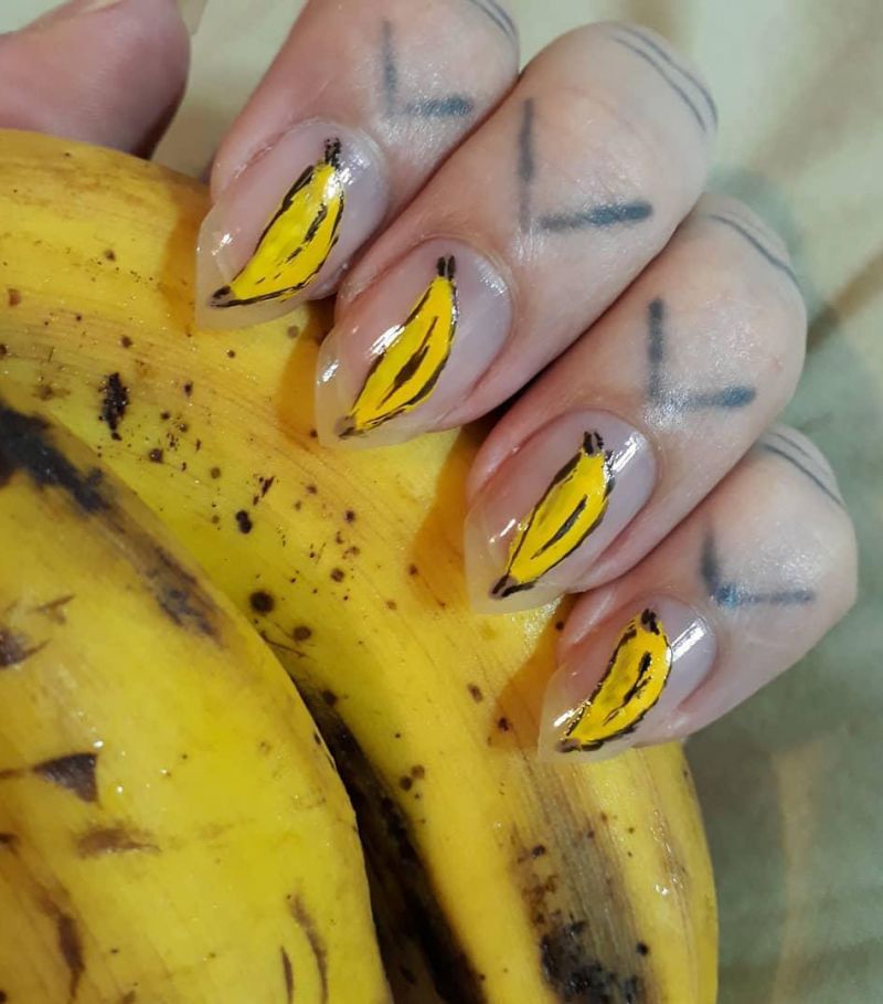 30 Trendy Banana Nail Art Designs You Must Love