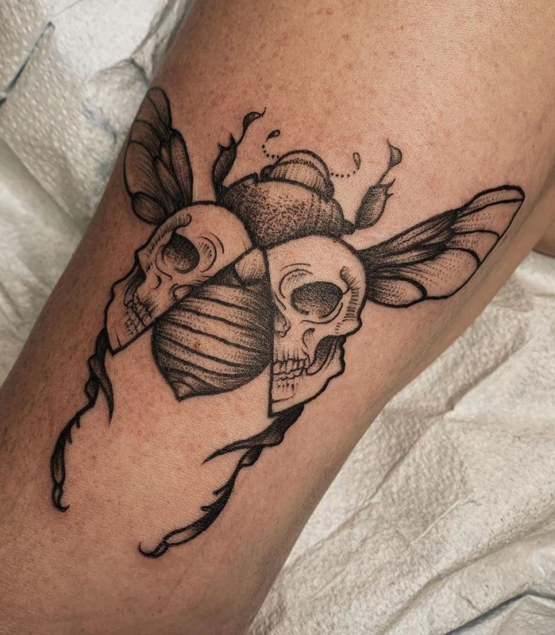 30 Pretty Beetle Tattoos You Must Love