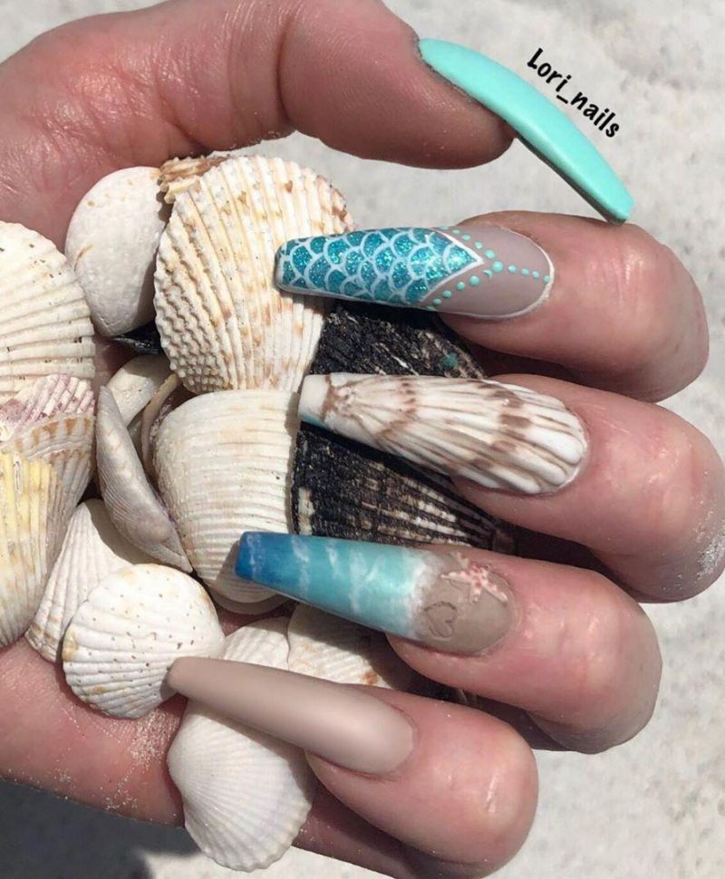 30 Stylish Beach Nail Art Designs You Will Love