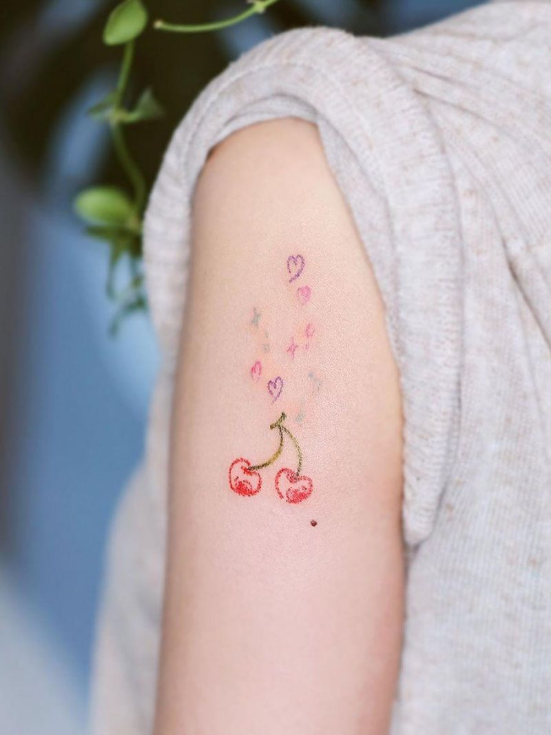 30 Elegant Cherry Tattoos For Your Next Ink