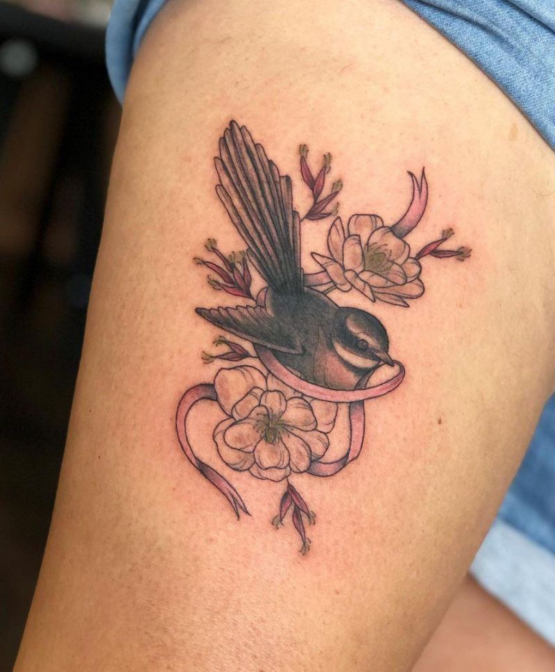 30 Gorgeous Fantail Tattoos You Must Love