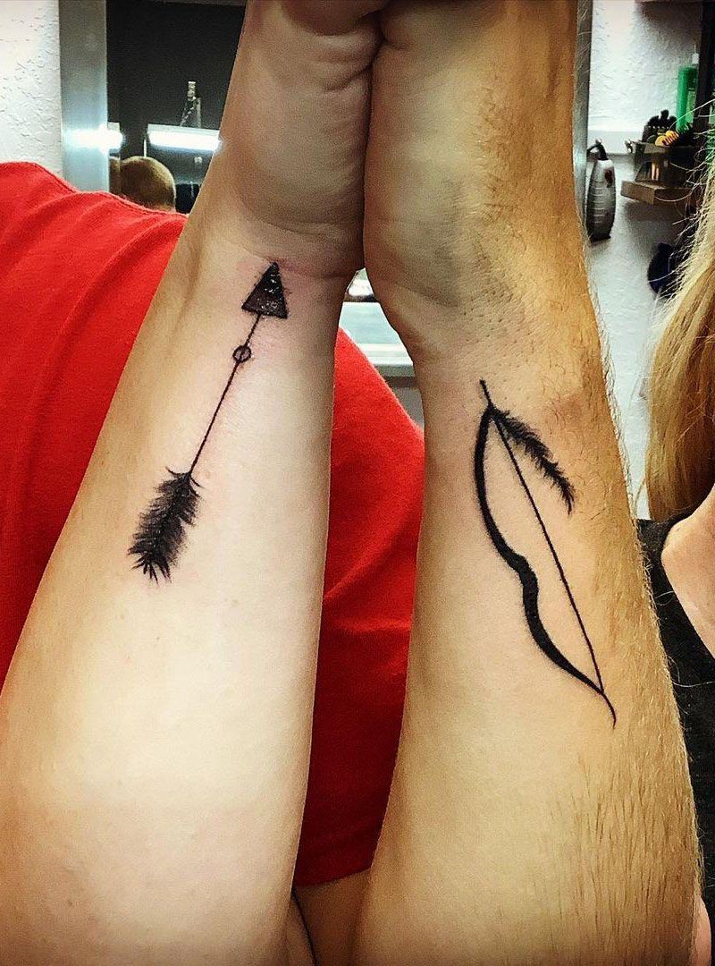 30 Pretty Bow and Arrow Tattoos Make You Attractive