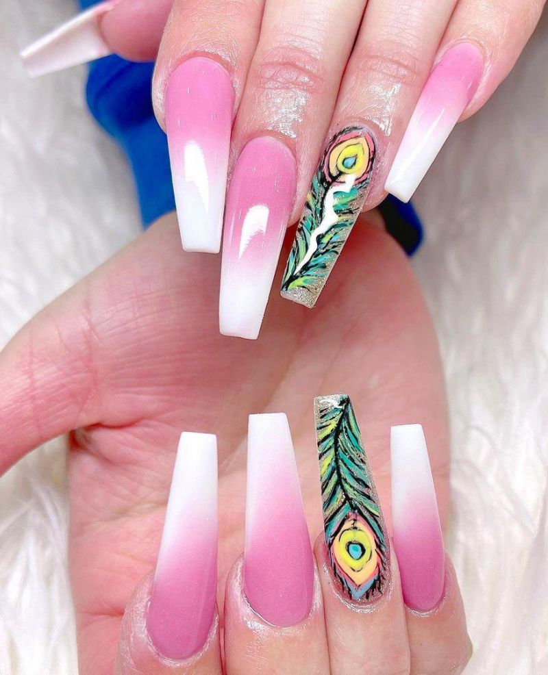 30 Stunning Peacock Nail Art Designs You Must Love